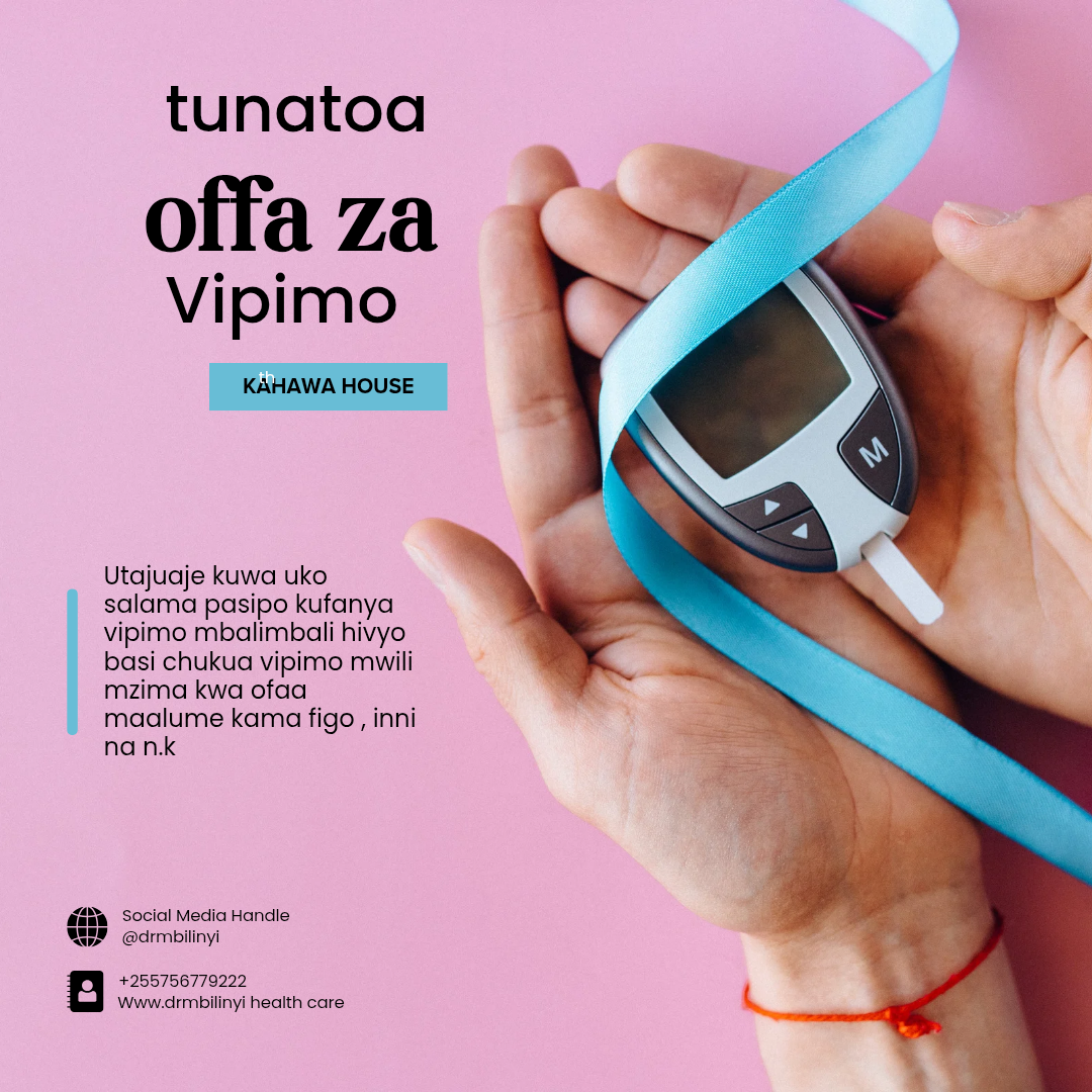 JUA MAENDELEO YA AFYA YAKO KWA KUFANYA VIPIMO VYA AFYA YAKO| DR MBILINYI 